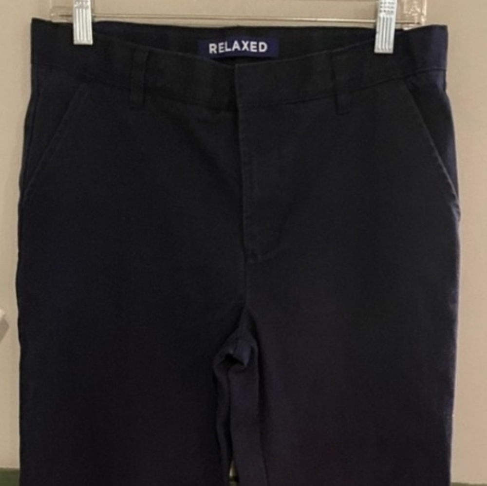 French toast pants Big Boys Size 18 Navy Blue